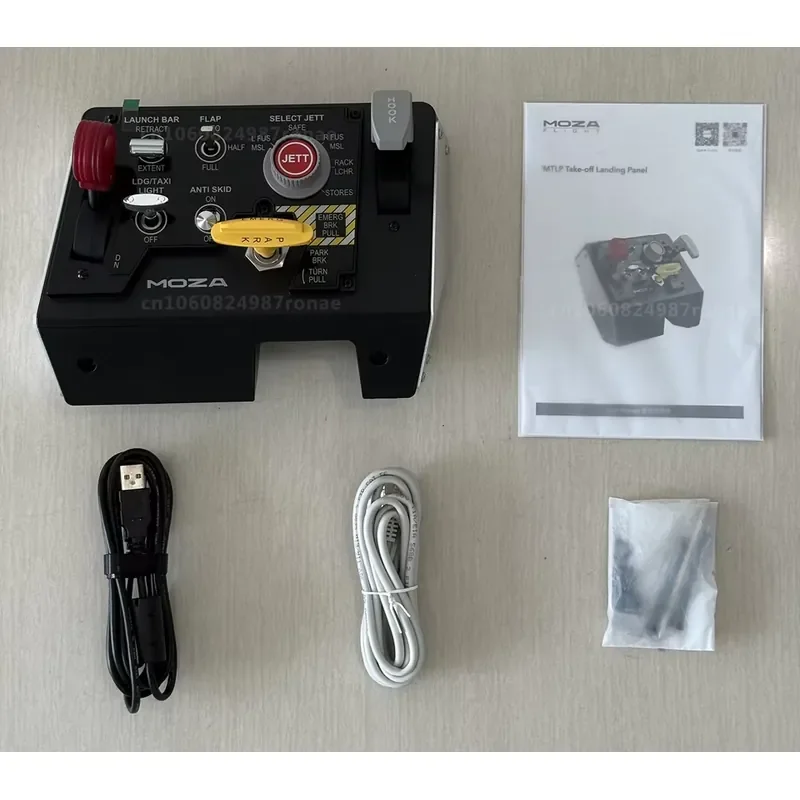 In Stock MOZA MTLP Panel Programmable Wired Game Controller for PC Durable Telemetry-Driven Indicators Offers Unmatched