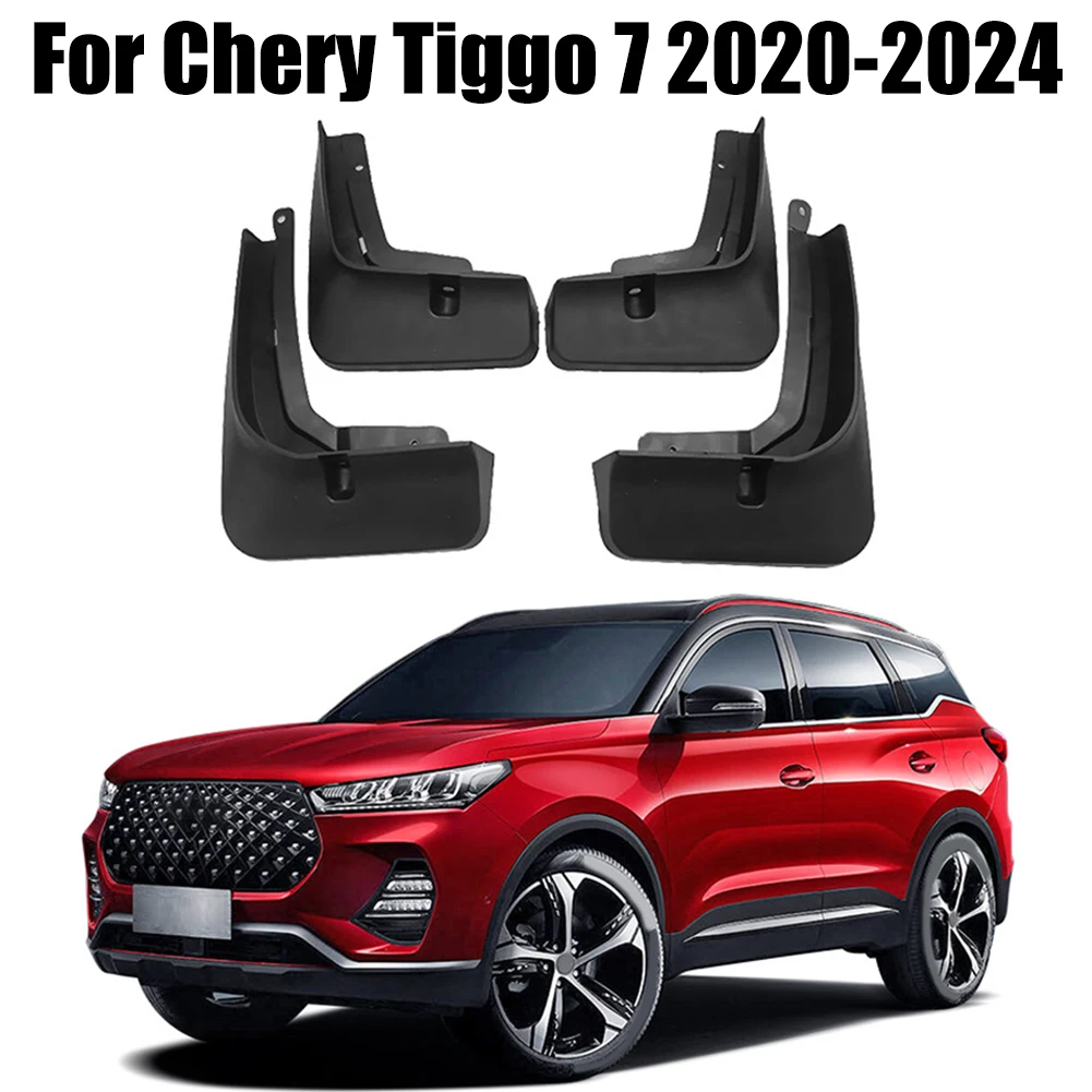 4pcs Car Fender Front Rear Mudflaps Mudguard Fender Mud Flap For Chery Tiggo 7/7 Por/7 Plus 2020-2024 Car Accessories