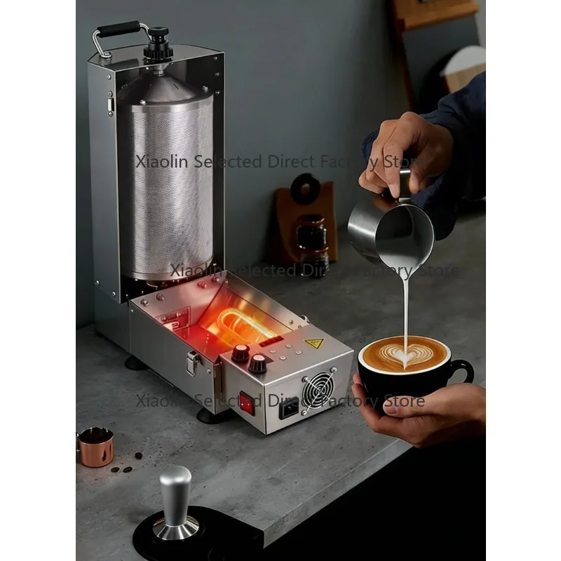 New Arrival 1kg Large Capacity Electric Coffee Roaster Commercial Coffee Bean Roasting Heating Machine For Cafe Shop