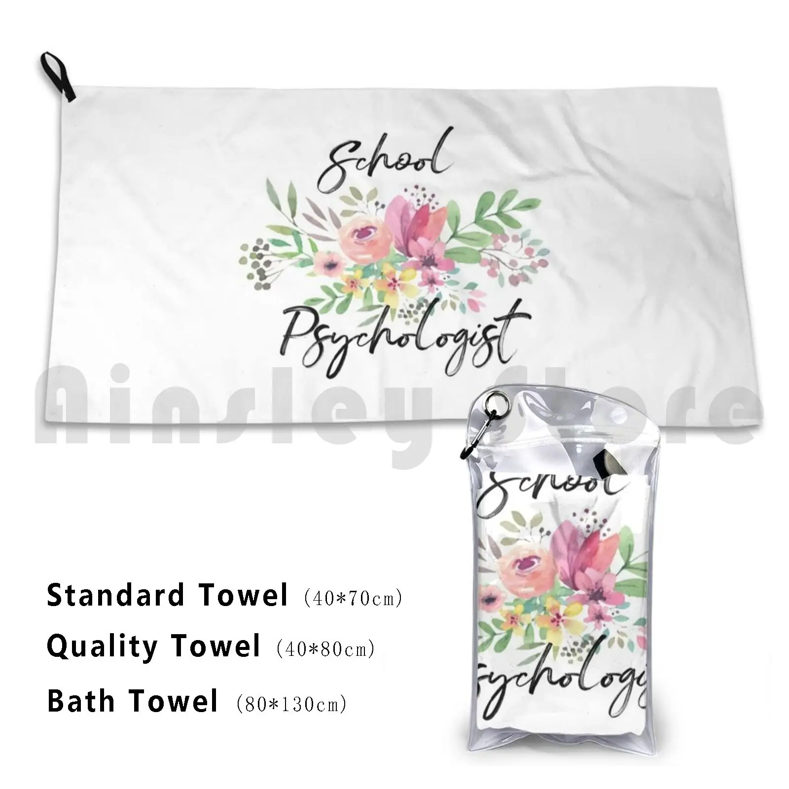 School Psychologist Bath Towel Beach Cushion School Psychologists Bcba Aba School Psych Behavior Analysis School