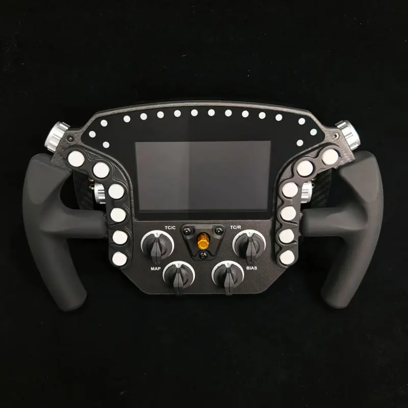 

Руль для гоночного симулятора GTEPro с 5-дюймовым HD-экраном для Thrustmaster, Fanatec, SIMAGIC, MOZA Base