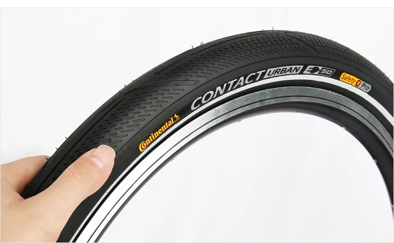 Continental Contact Urban 28/29 Inch Bicycle Wire Bead Tires 40/42/47/50/55-622 180 TPI MTB E-Bike Tyre With Reflective Strips