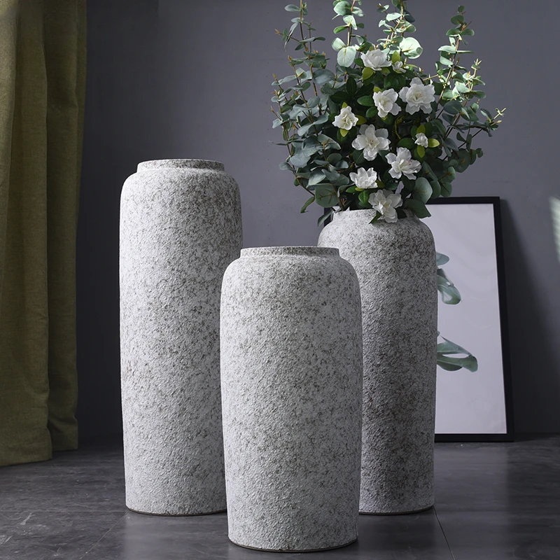 The product can be customized.Floor to floor vase, large living room flower arrangement, modern and simple Nordic