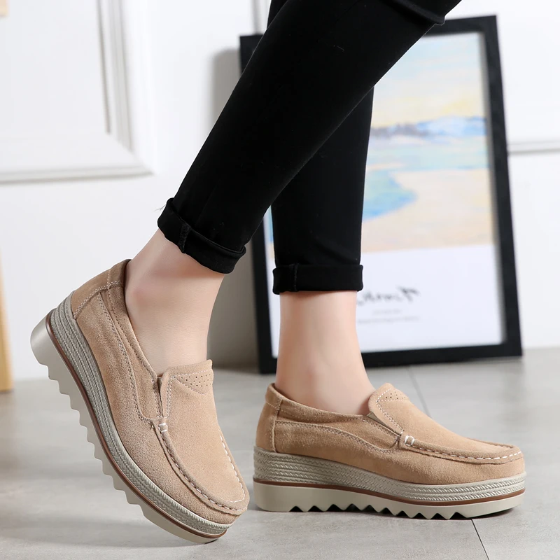 New Chunky Sneakers Women Shoes Fashion Platform Loafers Female Flats Trend Spring Casual Mom Vulcanized Shoes Sports Walking