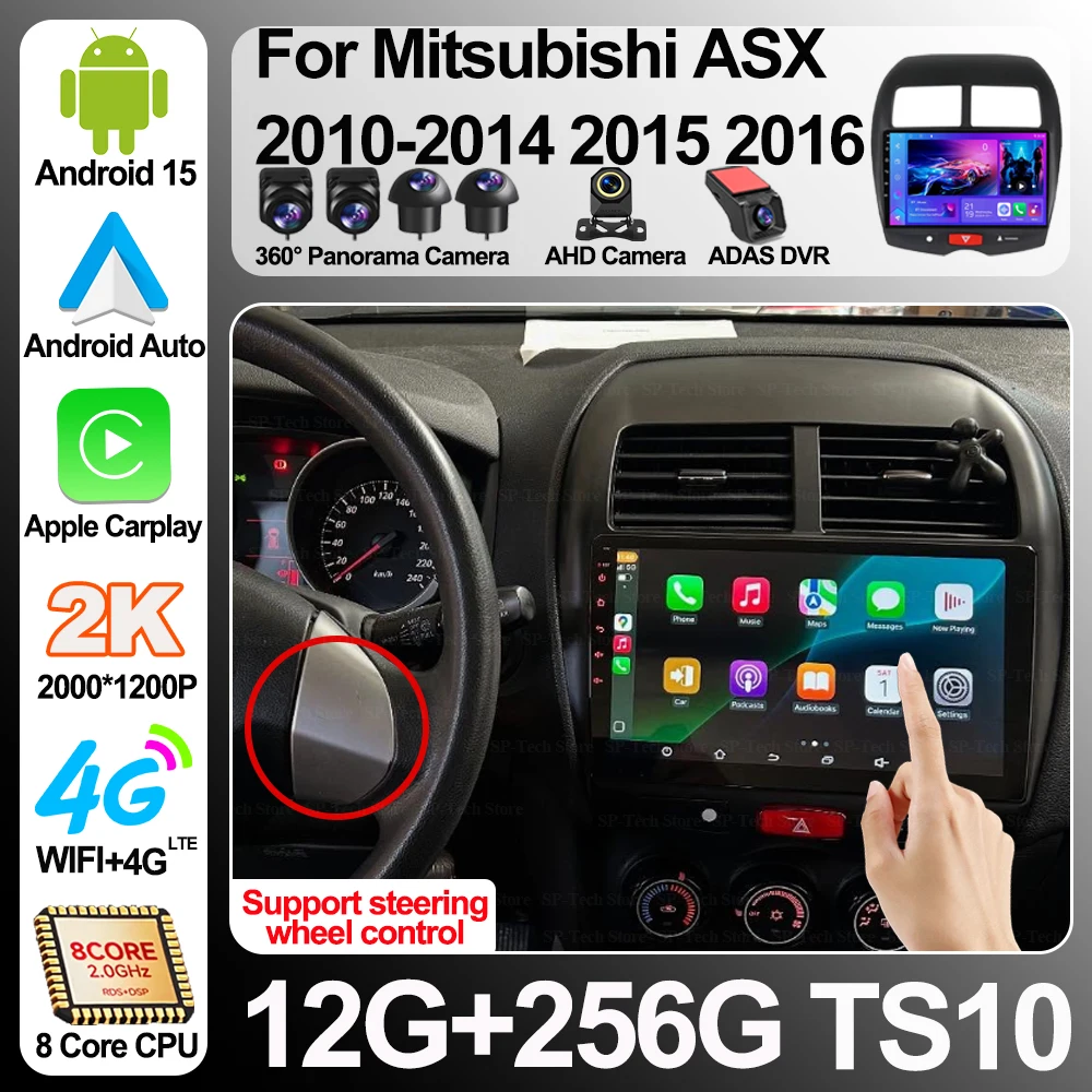 

Android 16 For Mitsubishi Asx 2010-2014 2015 2016 Android Car Radio Multimedia Video Player Gps Stereo Carplay 5g Head Unit Wifi