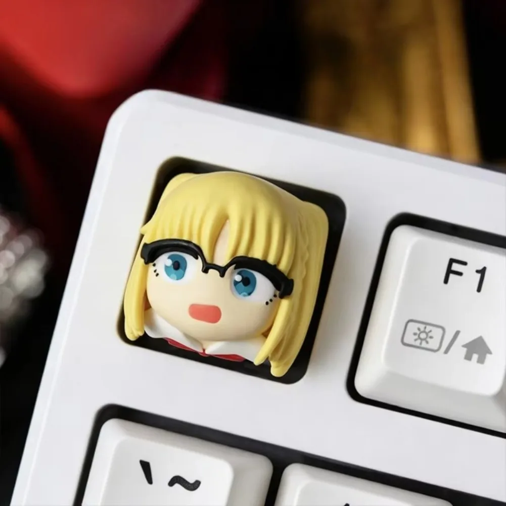 Fate Tohsaka Rin Ayaka Sajyou Altria Pendragon Personalized Mechanical Keyboard Single Customized Keyboard Cap Cross Axis Keycap