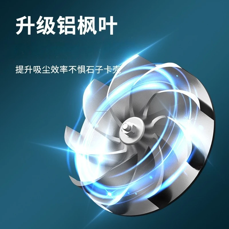 High‑Power Blow Suction Dual‑use Dust Collector 4580W 6‑Speed Metal Shell Fan Blade with Hose Woodworking Grooving Polishing