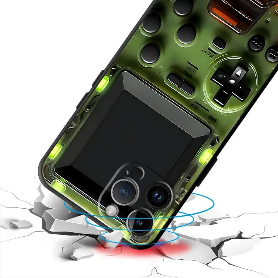 Funda blanda para Google Pixel 9a 6 Pro 6a 9 Pro XL 8 Pro 8a 7a 7 Pro patrón de máquina de juego