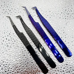 2pcs Eyelash Tweezers Set For Eyelash Extension Lash Eyebrow Excellent Closure Make Fans Boot isolation Professional Makeup Tool