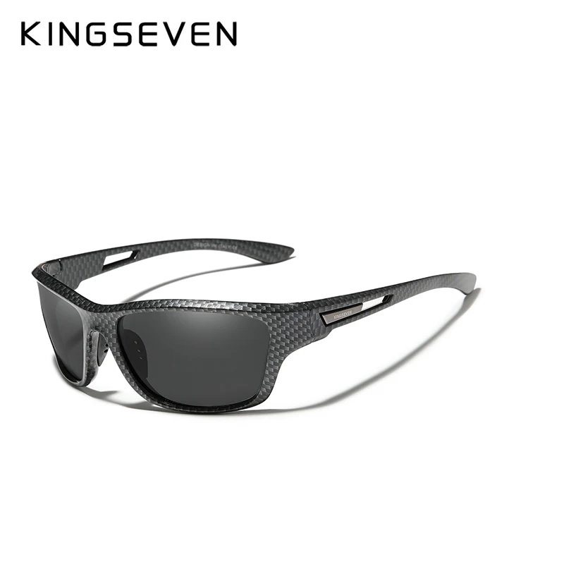 KINGSEVEN Polarized Cycling Sunglasses Men UV400 Fashion New Sports Style Square Sun Glasses Male Outdoor Eyewear Goggles