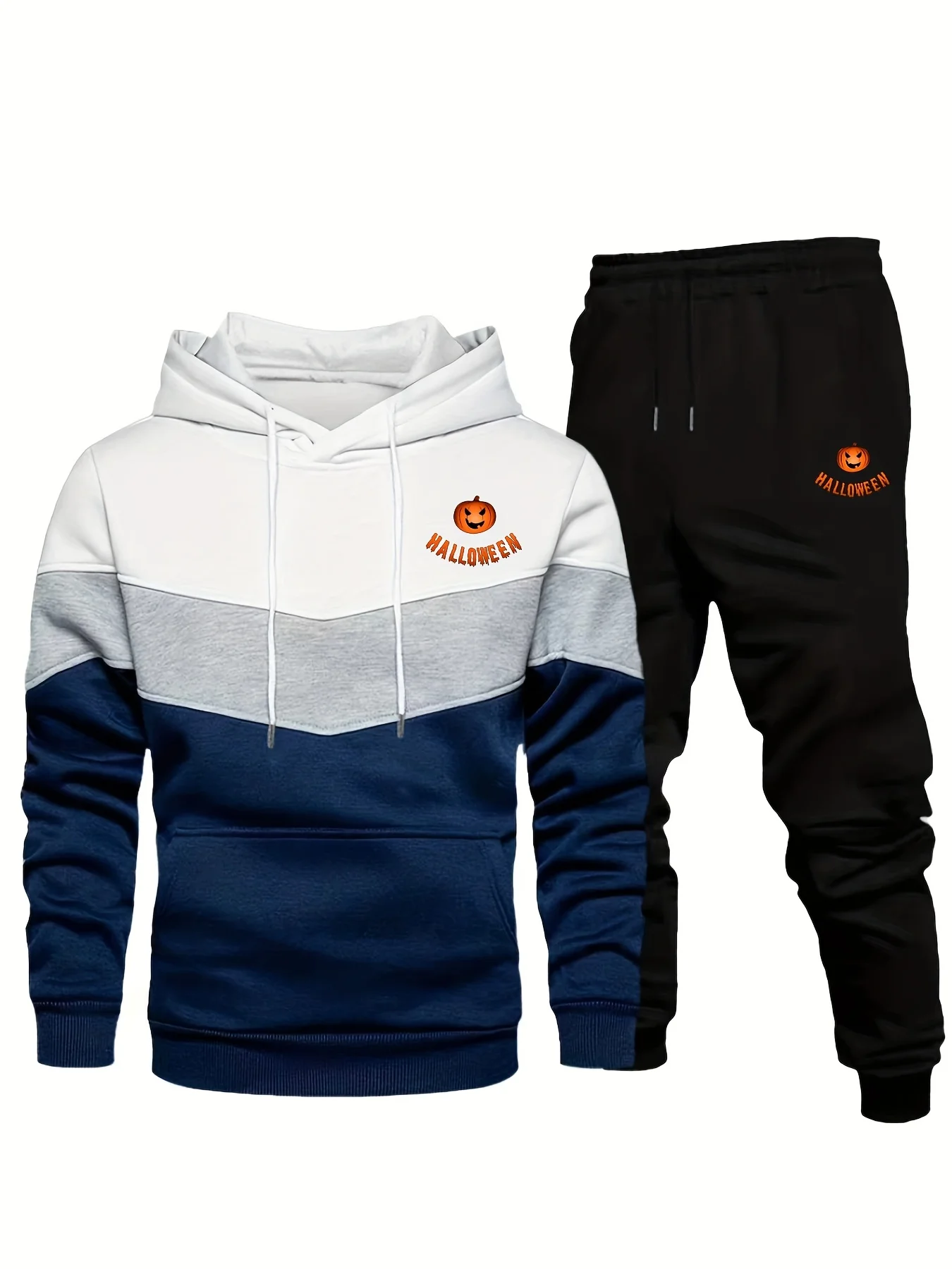 

2025/26 Рождественская новая мужская лоскутная толстовка с капюшоном, уличная повседневная спортивная одежда, уличная мода, мужская одежда, спортивный костюм, комплект из двух предметов