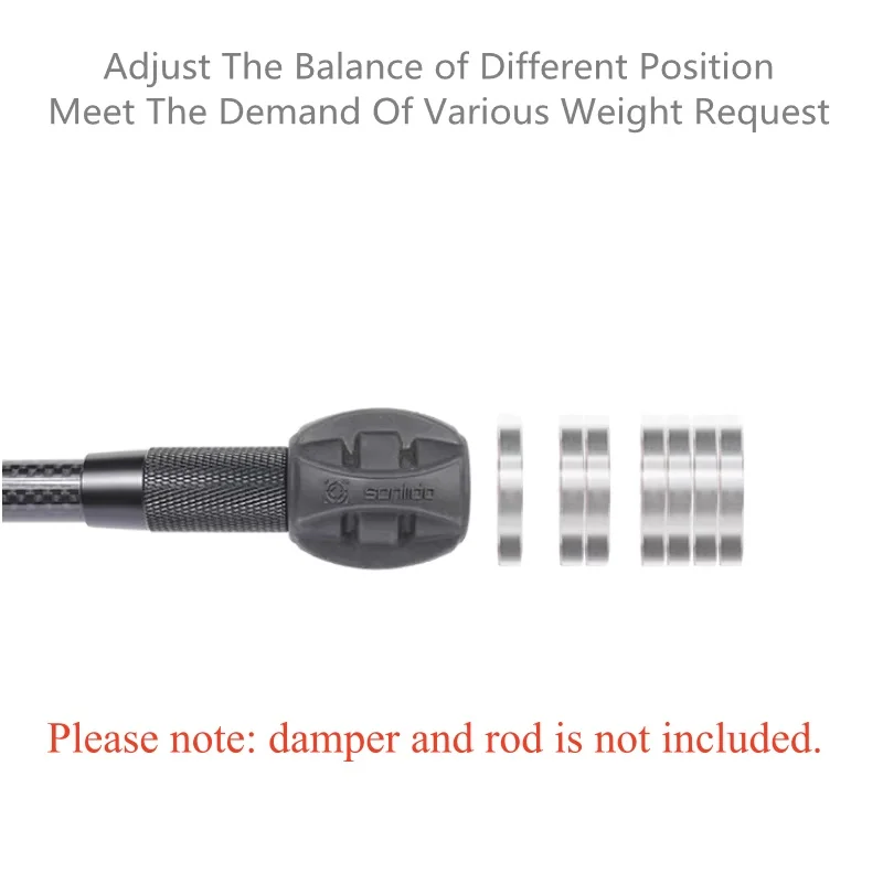 Sanlida Archery Stabilizer Weight Set Stainless Steel Including 28g 56g 112g For Recurve Bow Compound Bow Balance