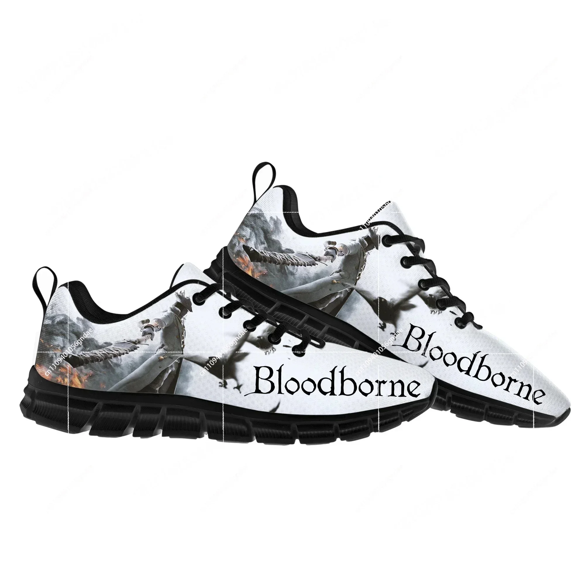 

Bloodborne Sports Shoes Hot Cartoon Game Mens Womens Sneakers Fashion Sneaker Custom Built Shoes