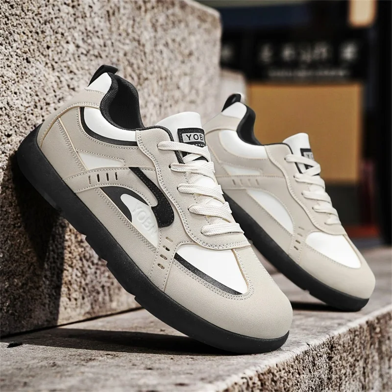 

Flat Bottom Anti Slip Wear-resistant Running Footwear Autumn New Men's Sports Shoes Fashion Comfortable Breathable Skateboarding