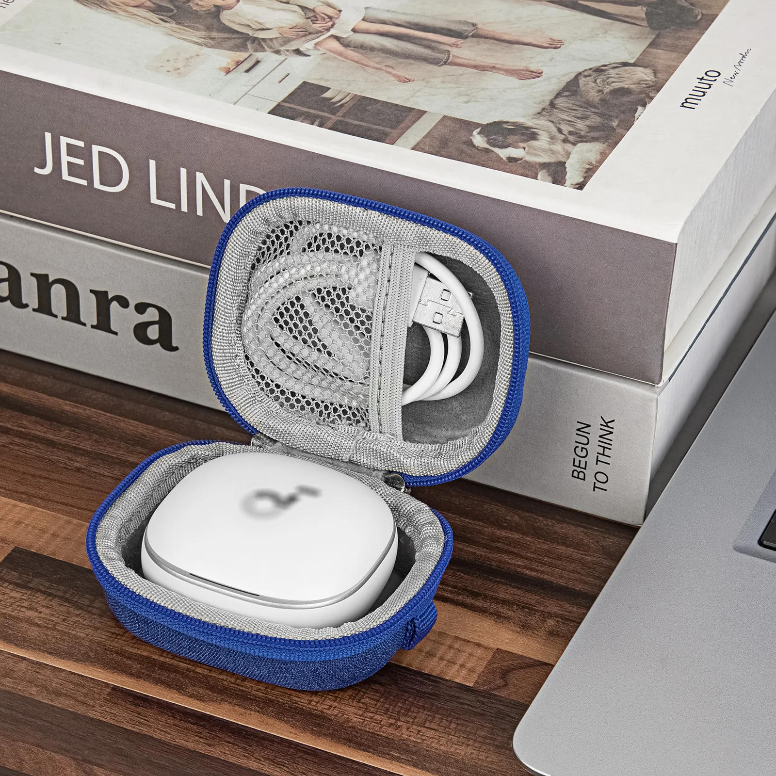 Geekria Shield Earbuds Case Compatible with Soundcore Liberty 4, VR P10, AeroFit, Life Dot 3i, P2i True Wireless Earbuds