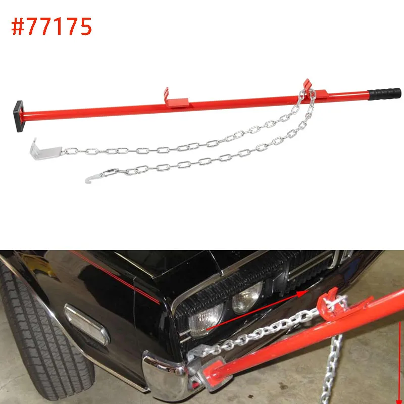 77175 Versatile Cars Bumper Alignment Tool with Chain- Auto Body Tools for Bumpers, Panels, Hoods, Decks and Brackets