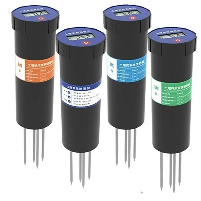 

Handheld Instant Reading AA Battery With LCD Display Screen Portable Soil NPK Sensor For The Nitrogen Test