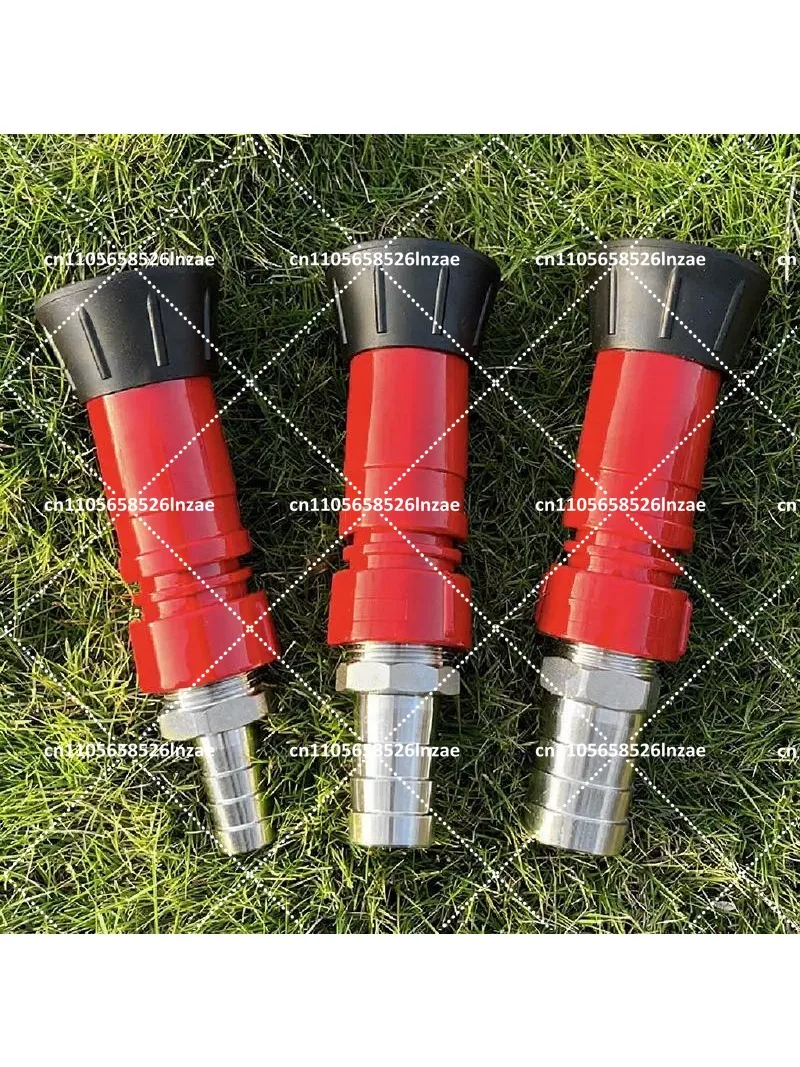 Heavy Duty High Pressure Fire Hose Nozzle 1-2 Inch, Water Spray Nozzle for Garden Farm & Firefighting