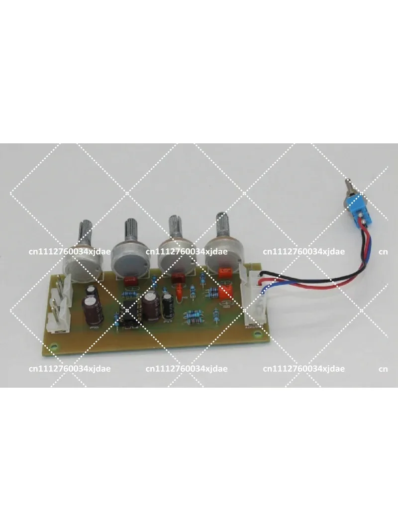 DIY Handmade Portable Guitar Speaker Pre-tuning Board with Three-Stage EQ Adjustment Pre-Amp Circuit