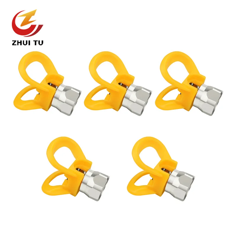 5PCS Airless Paint Sprayer Tip Guard Nozzle Seat Holder Spraying Machine Nozzle Sprayer Gun Accessories For Titan/Wagner