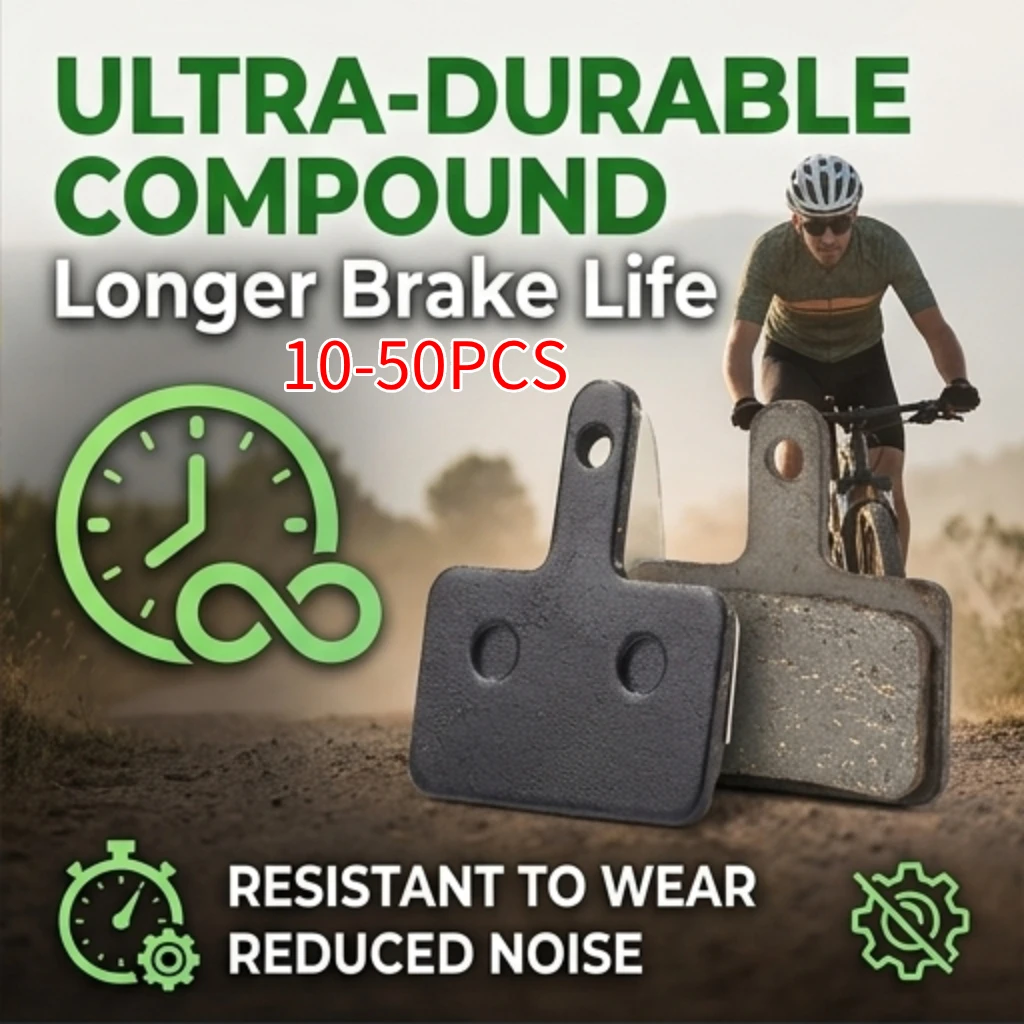 

10-50 шт. велосипедных дисковых тормозных колодок для M375 M445 M446 M525 M465 MTB, шоссейных велосипедов, полуметаллические гидравлические тормозные колодки из смолы, аксессуары