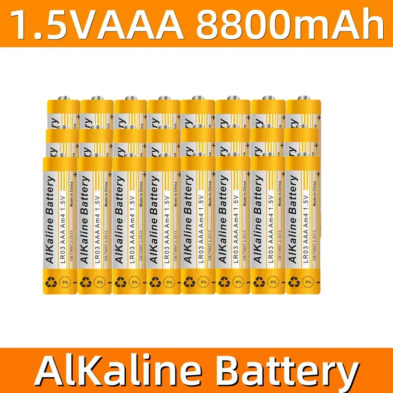 1.5V AAA 8800mAh alkaline battery suitable for lpega LED lights toys Mp3 cameras flashlights CD players wireless mice keyboards