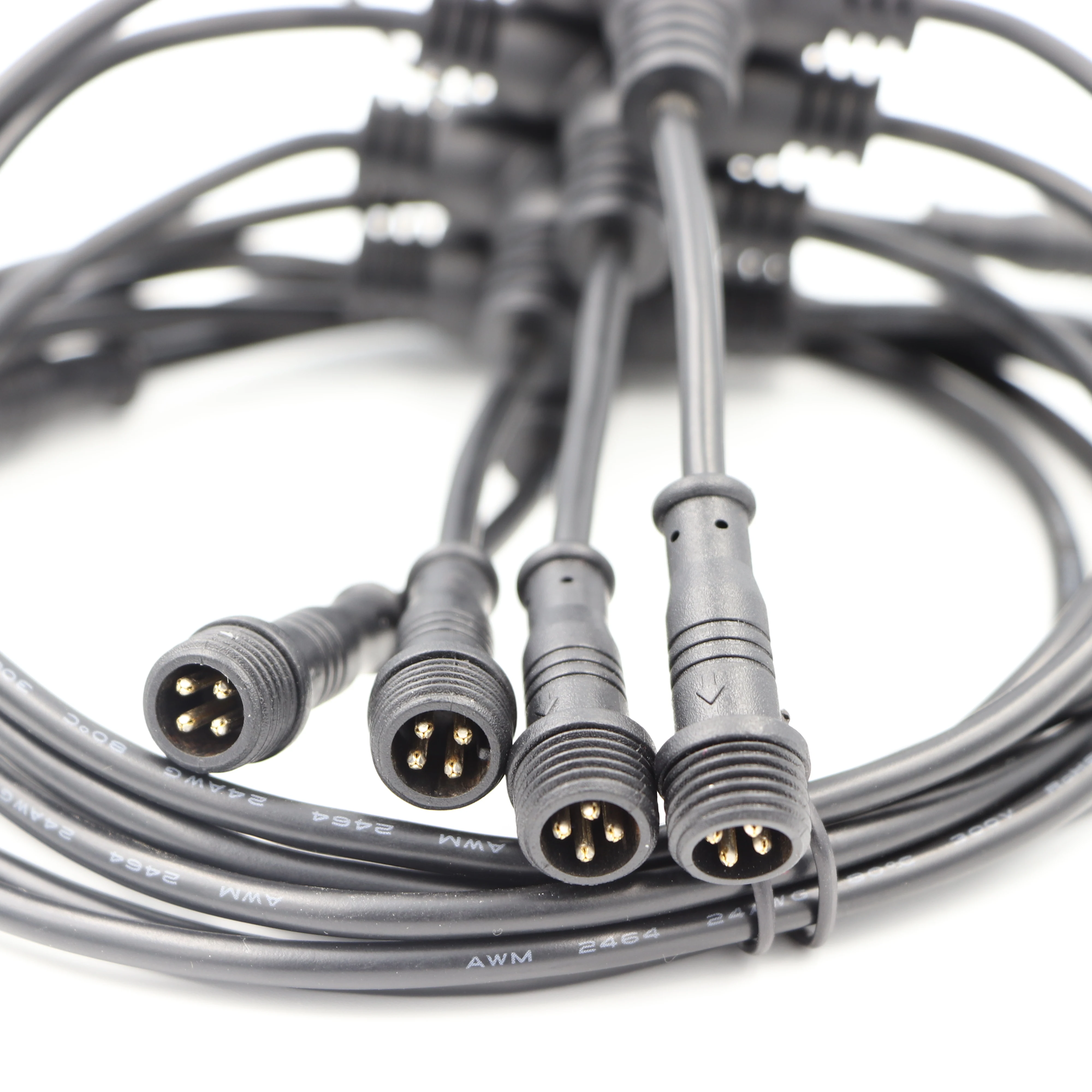 Waterproof Cable Connectors IP68 FS001 4Pin T Type