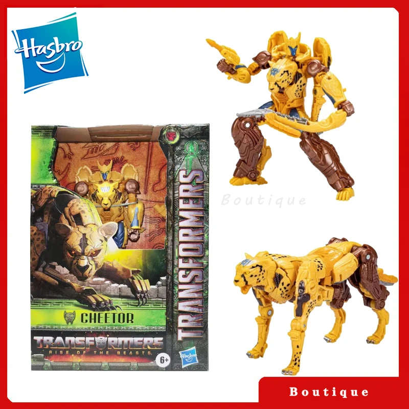 

In stock Hasbro Transformers toy Movie 7 Rise of The BeastsVoyage Class Gheetor Autobots Action Figures Collectible