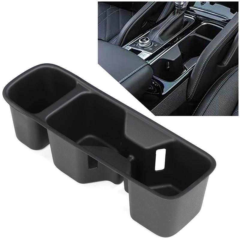 

Cup Holder Protect Shock-Absorbing Drink Holder TPE Cup Holder Storage Box For Kia Telluride 2020-2025 Fit North America Version