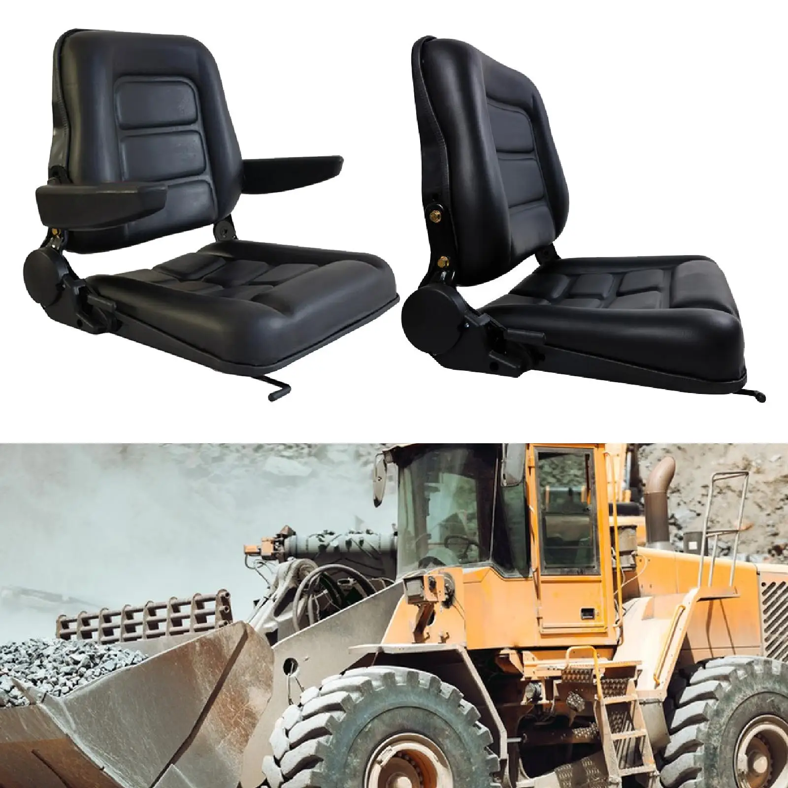 

Universal forklift seats, replacement accessories for tractors, lawn mowers and