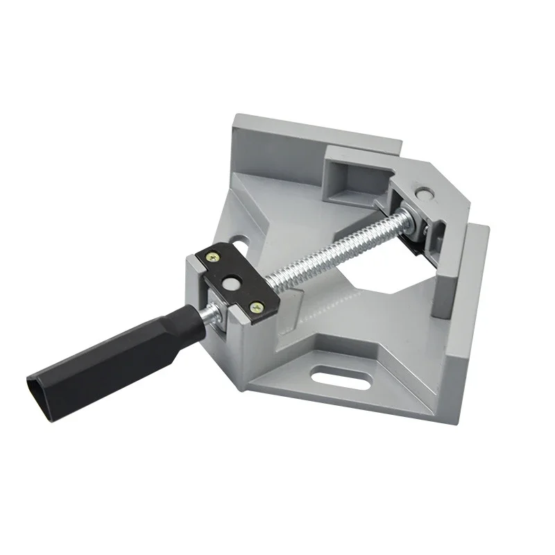 Aluminum Single Handle 90 Degree Right Angle Clamp Angle Clamp Woodworking Frame Clip Right Angle Folder Quick Clamping Tool