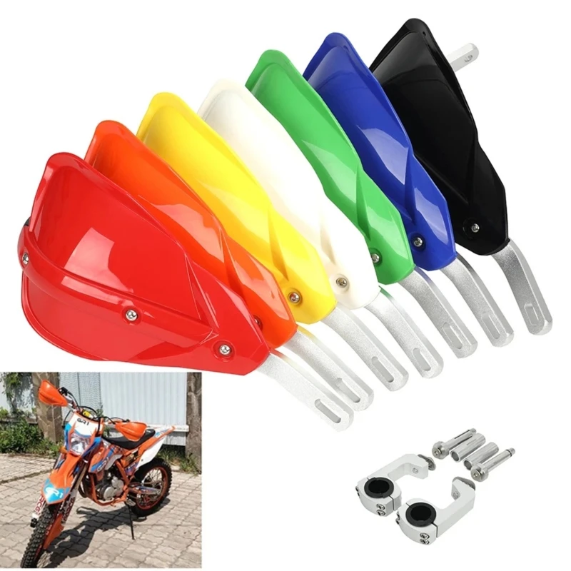 Windproof Motorcycle Hand Guards Protectors Deflectors Weather Resistant, High Strength, Easy Installation for Riders 2x