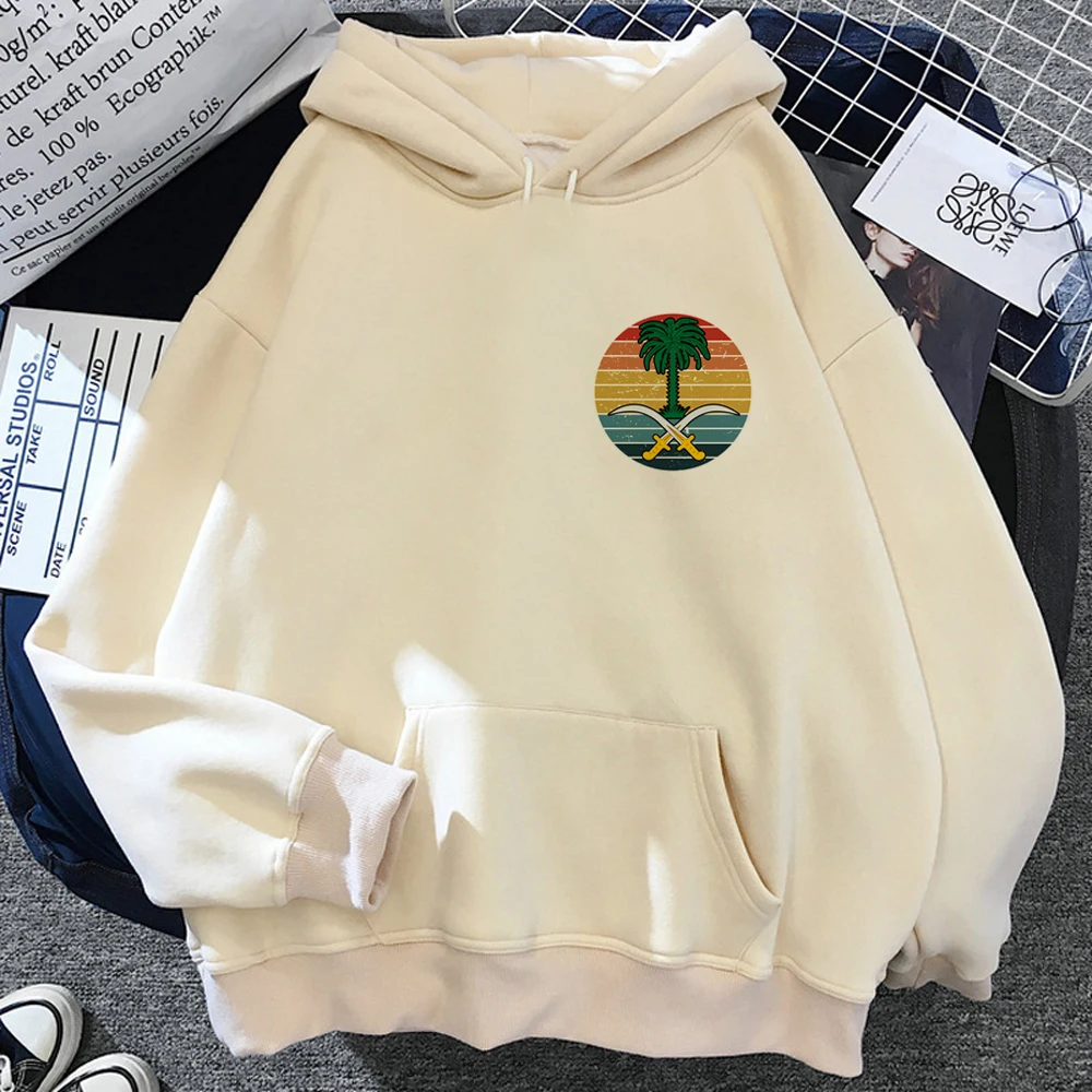 Saudi National Day hoodies women graphic anime Winter vintage clothing sweatshirts female anime clothing