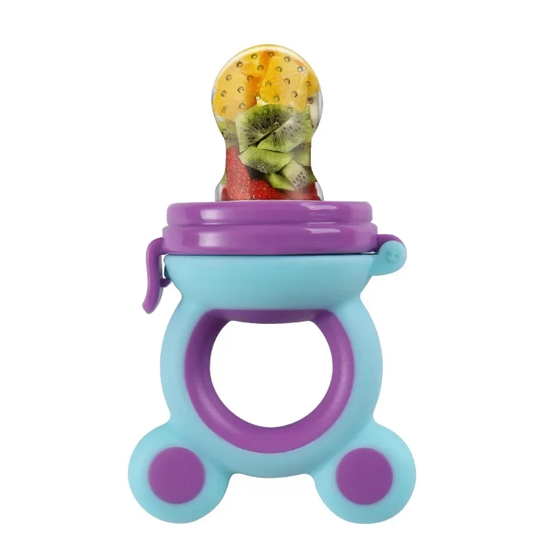 Baby Supplies Nipple Baby Feeder Silicone Fresh Food Nibbler Kids Girl Bear Ear Fruit Feeding Safe Infant Boy Soother Bottles