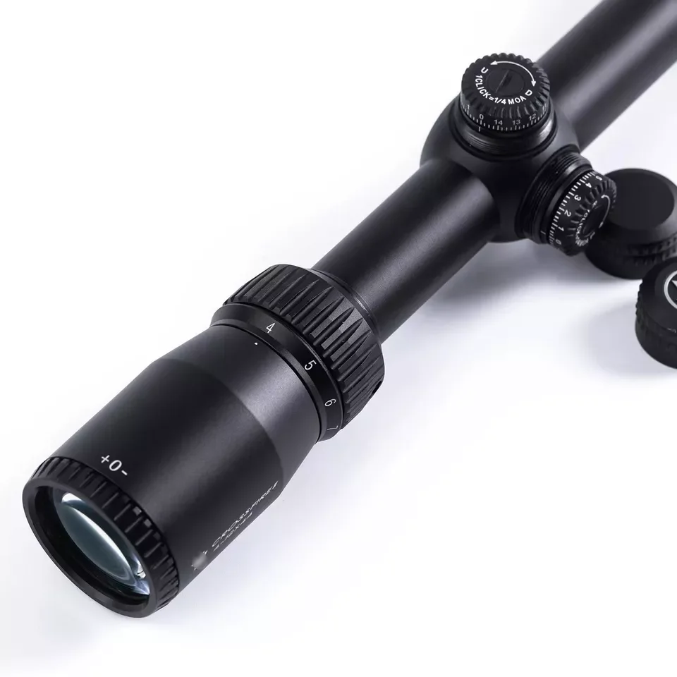Original crossfire óptica ii 4-12x44 caça riflescope mort-hold bdc moa retículo de visão óptica 1 Polegada/25mm tubo