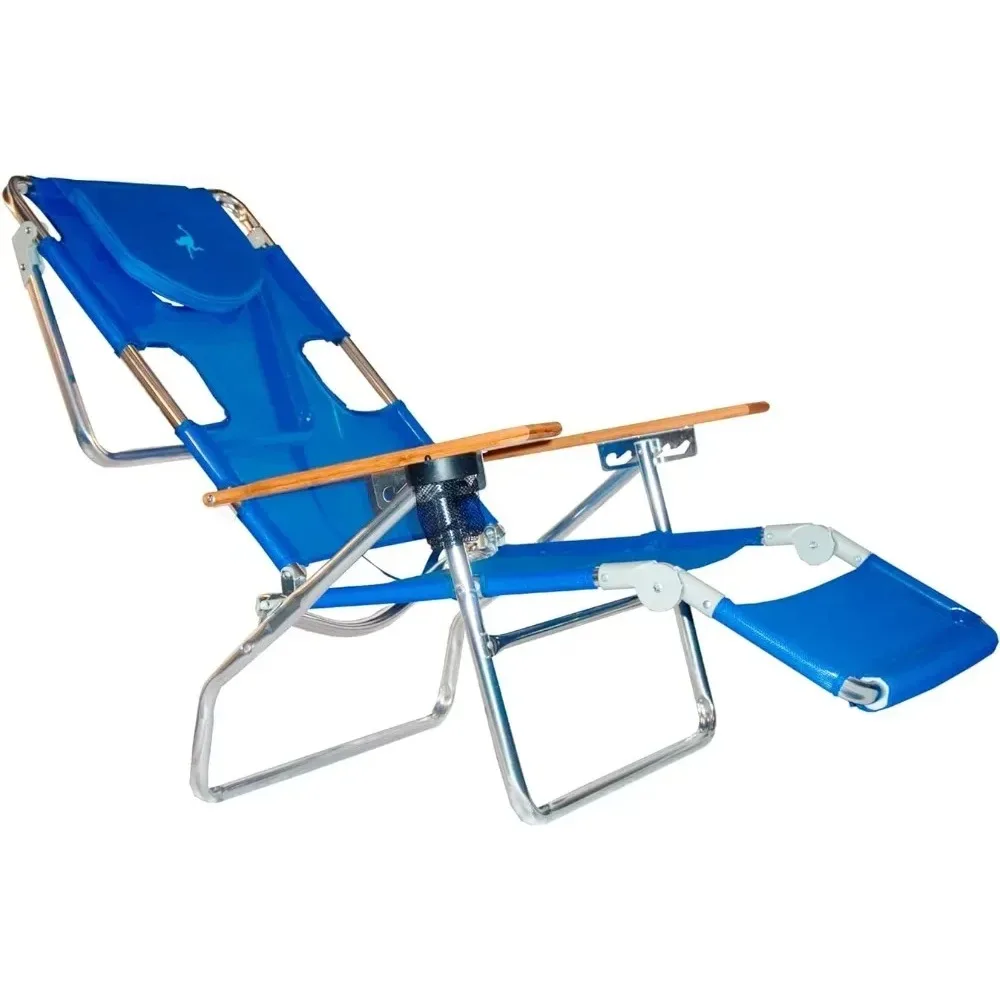 

Beach Reclining, Lounge Chair with Footrest,3N1 Lightweight Chair,foldable Patio Recliner.