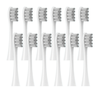 Y50A-12PCS Replacement Brush Heads For Oclean X PRO/ Z1/ F1/ One/ Air 2 /SE Soft Dupont Deep Cleaning Nozzles F