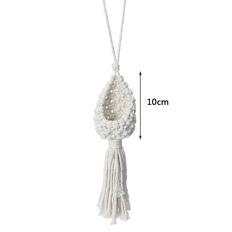 PROMOTION! Boho Macrame Air Plant Hanger Tillandsia Hanging Basket Rope Holder Flower Home Decor