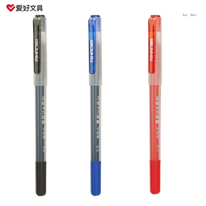 Rollerball Pen Fine Point Pens, 0.5mm Extra-Thin Fine Tip Pens Gel Liquid Ink Rolling Ball Point Writing Pens for Office