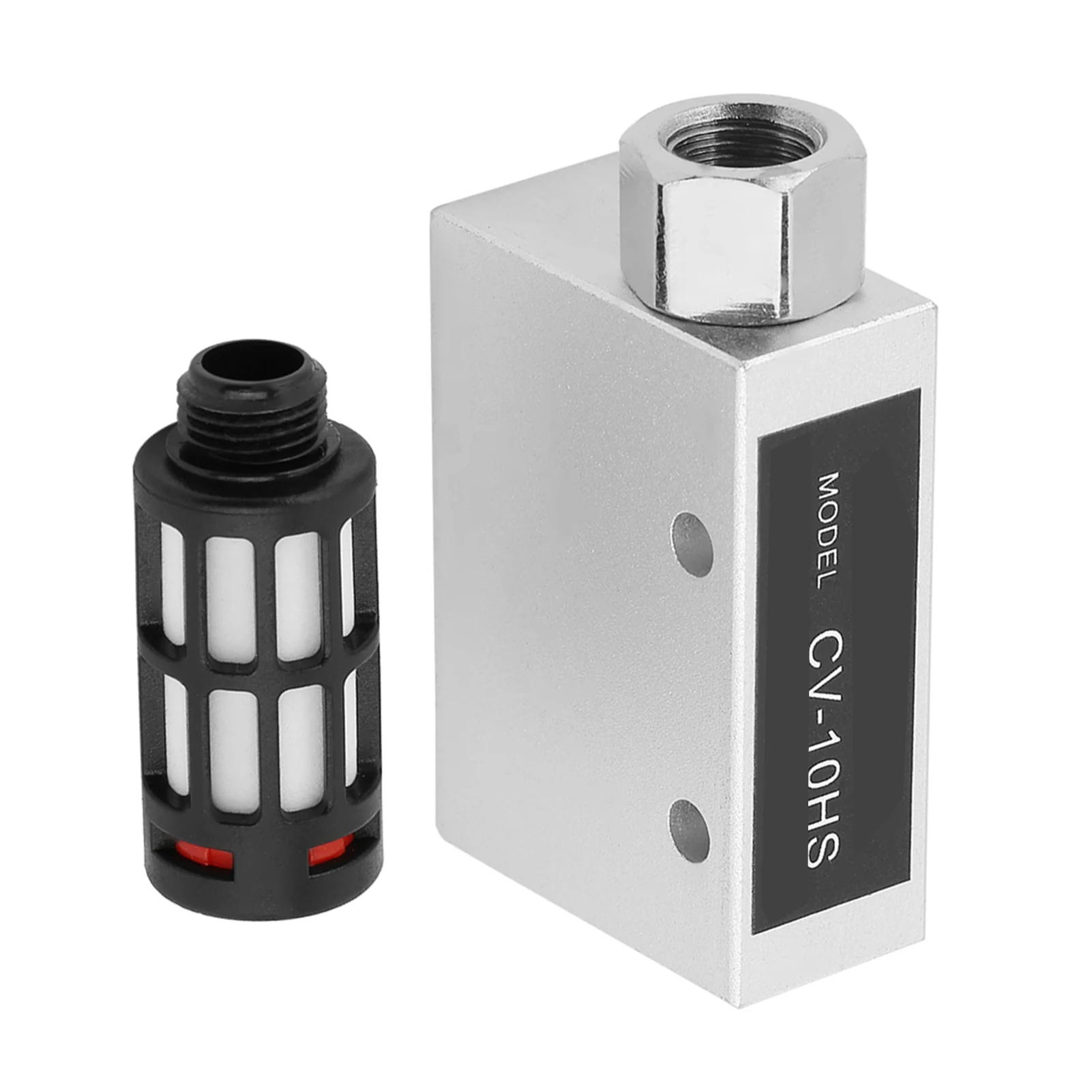 Generator Vakum Udara Pneumatik CV-10HS dengan Peredam Suara, Generator Vakum CV-10HS