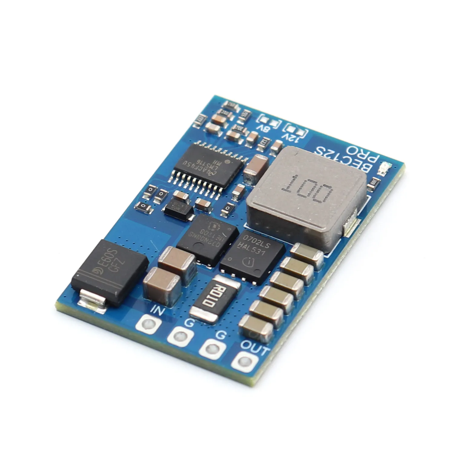 Matek Systems 9-55V TO 5V/8V/12V-5A BEC12S-PRO Voltage Regulator BEC Power Module 5.2V/8V/12 PDB For FPV RC Drone Fixed Wing