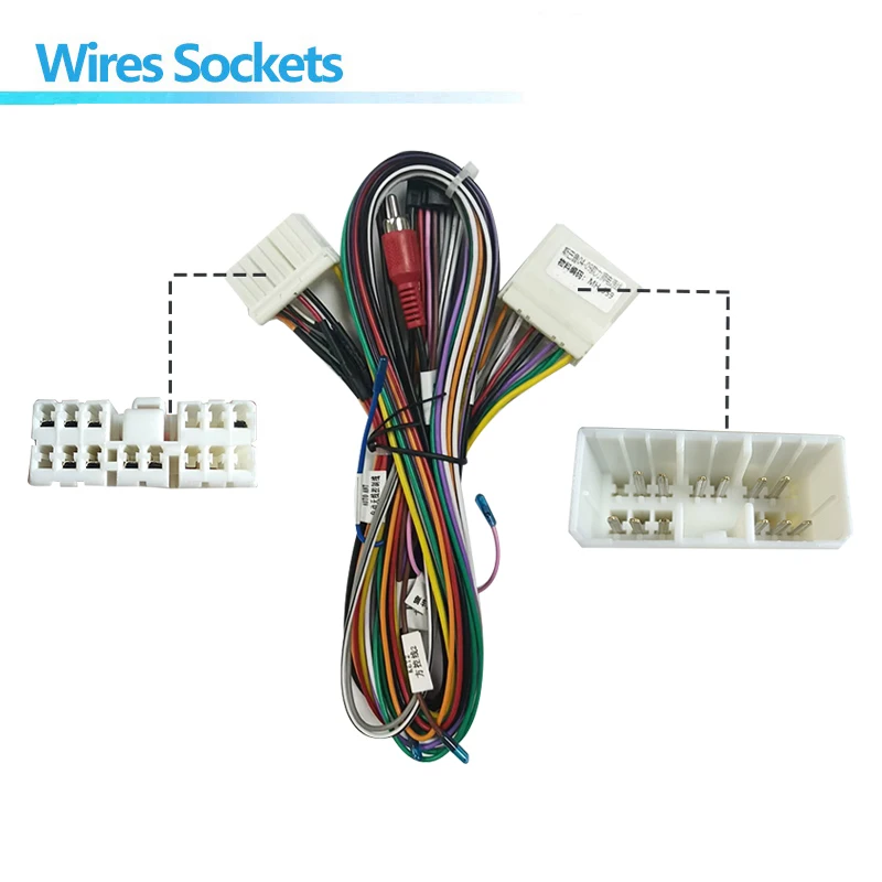 Car Radio Wire Harness Power Adapter For Subaru Legacy Outback 16pin Android Stereo Video GPS Multimedia ISO Cable Connector