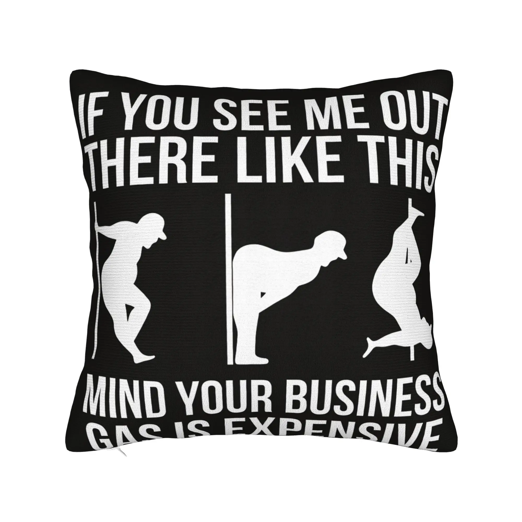 Gas Prices If you See Me Like This Pillow Case  Retro Trendy Pillow Cover Soft Pillowcases For Living Room Bed Chair