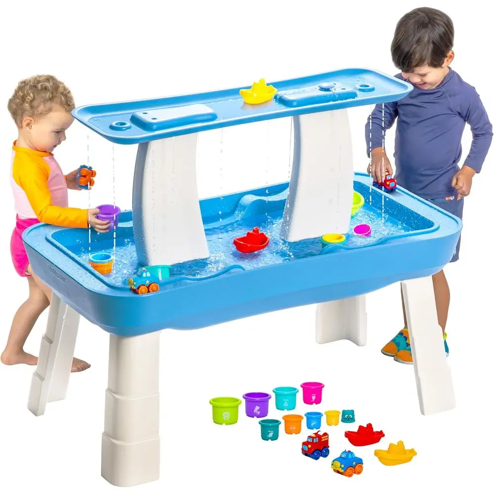 

GoSports Water Table With Pump or Toddlers Ages 1.5-4 Years - Outdoor Play Table or Kids With Integrated Circulating Pump