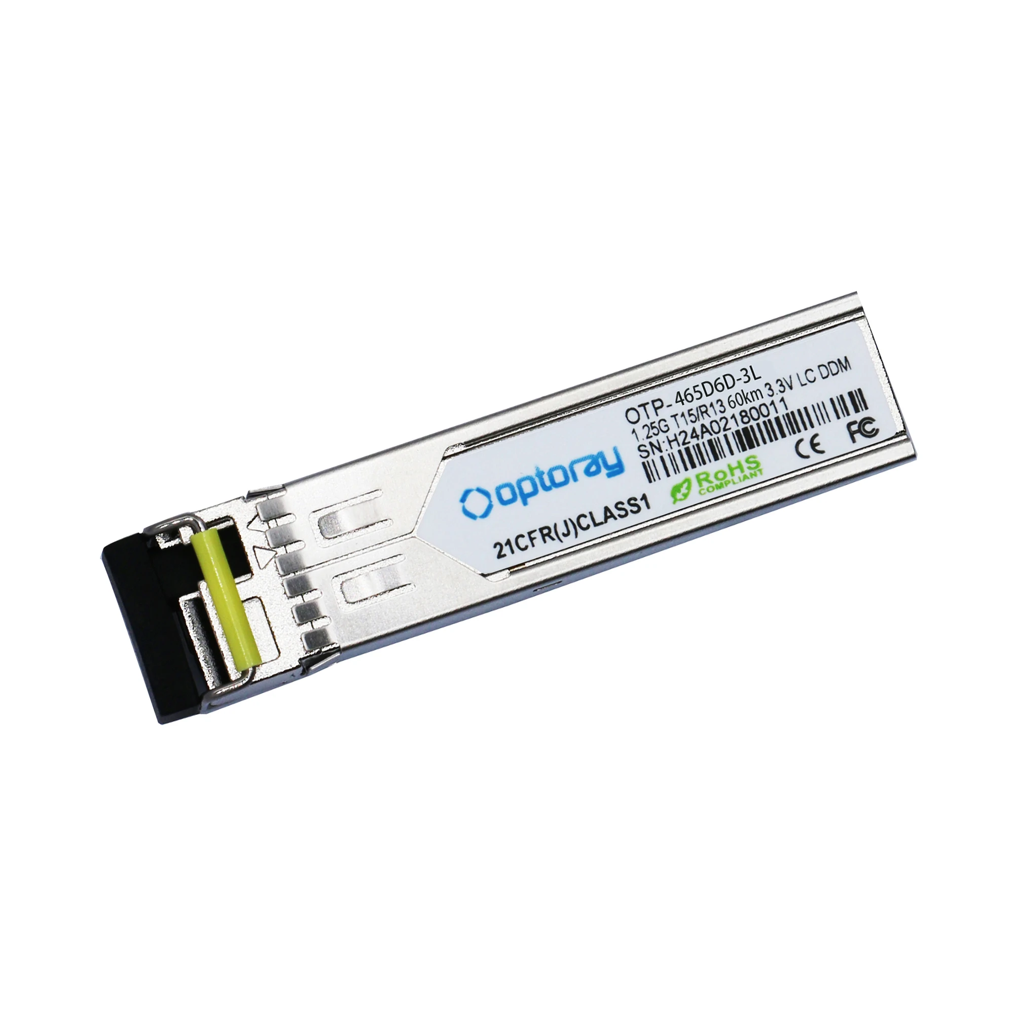 1.25G BIDI 60km SFP Optical Transceiver Module with 1550nm/1310nm LC Connector 60km Fiber Optic Equipment