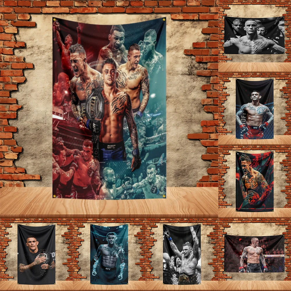 90X150ft Dustin Poirier Boxing Party Flag Polyester Printed Flag Banner Tapestry for Garden Garage Decoration Concert Flag