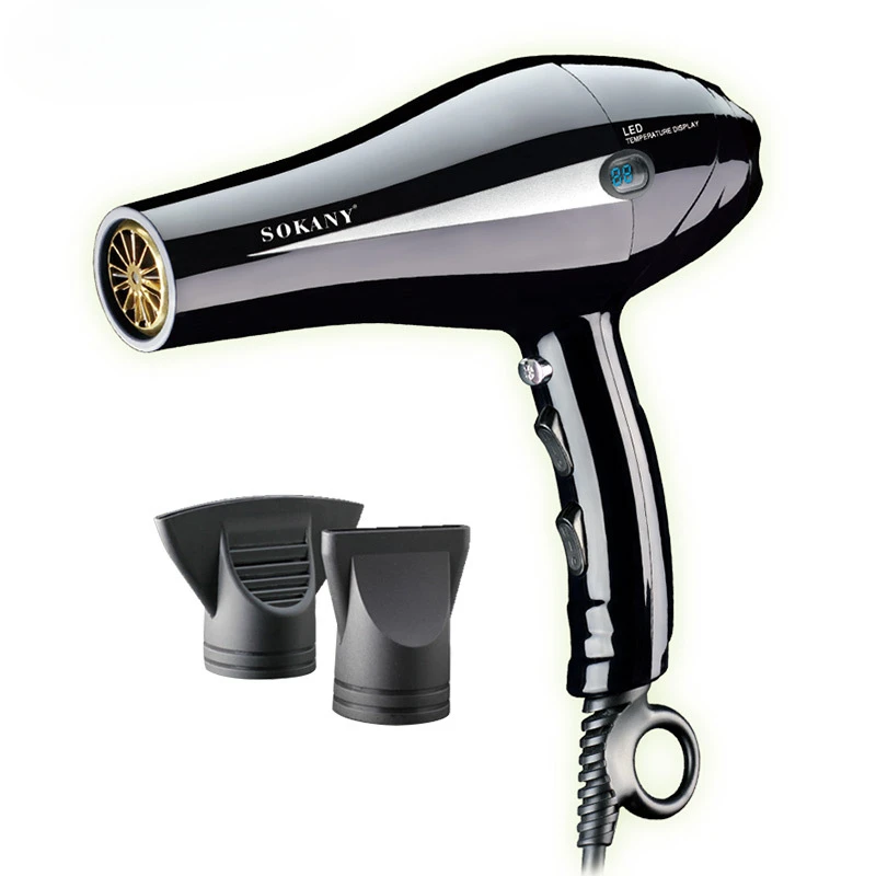 SOKANY 8898 2400W High Power Hair Dryer with Negative Ion Technology for Fast Drying and Frizz Control