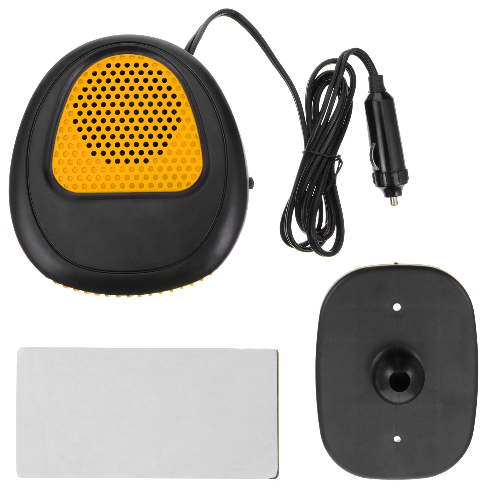 

12V Car Heater Yellow Fast Heating Demister Winter Vehicle Snow Defogger Aromatherapy Purifier Small Car Accessories Electrical