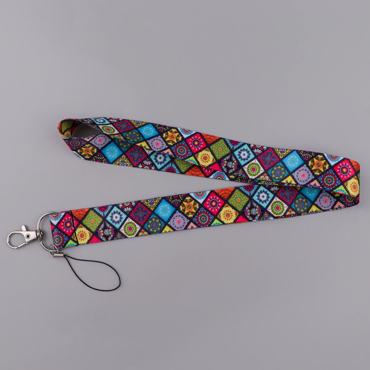 Figure Lanyards for Keys Neck Strap For Student Card Badge Gym Keychain USB Holder DIY Ethnic Style Hang Rope Phone Accessories