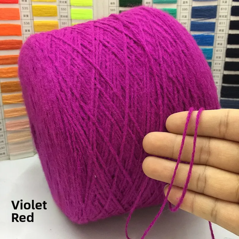 Soft Hand-Knitted Alpaca Wool Yarn Original Tube Label Thick Thread Scarf Sweater Fabric High Tensile Strength Wear Resistant
